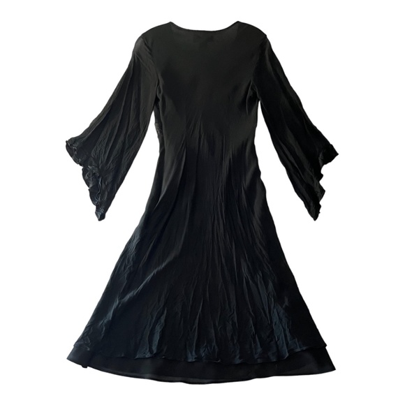 Y2K Vintage Express Whimsigoth Dress with Bell Sleeves - Picture 2 of 5